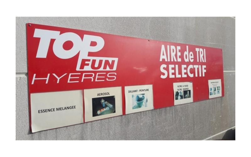 Tri sélectif Top Fun Hyères Var 83
